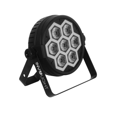 INVOLIGHT LP700 -  светодиодный прожектор RGBWA+UV 7шт SMD LED, DMX-512, ИК-ДУ