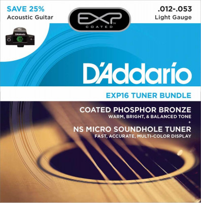 D'Addario EXP16 -CT15-струны для акустической гитары