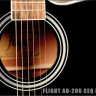 Flight AD-200 CEQ BK электроакустическая гитара