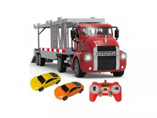 Радиоуправляемый автовоз Double Eagle MACK с машинками 1/26 2.4G RTR