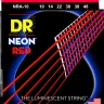 Струны для акустических гитар DR NRA-10-48 NEON Red