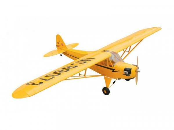 Радиоуправляемый самолет Top RC J3 желтый 1400мм KIT