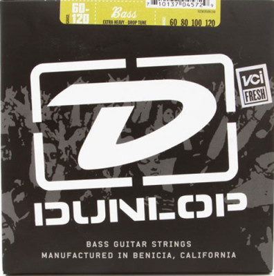 DUNLOP DBS Stainless Steel Bass Extra Heavy Drop 60-120 струны для 4-струнной бас-гитары