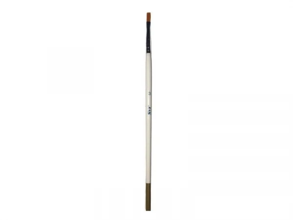 Кисть из синтетического волоса, плоская № 3, шт