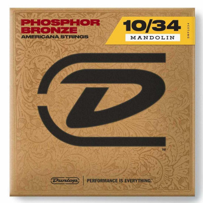 Струны для мандолины DUNLOP DMP1034 Phosphor Bronze