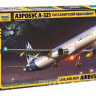 Сборная модель ZVEZDA Пассажирский авиалайнер Аэробус А-321, 1/144