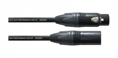Cordial CPM 10 FM BLACK микрофонный кабель XLR мама-XLR папа 10 м