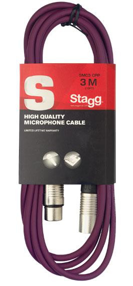 Микрофонный кабель xlr-xlr STAGG SMC3 CPP 3 м
