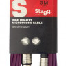 Микрофонный кабель xlr-xlr STAGG SMC3 CPP 3 м