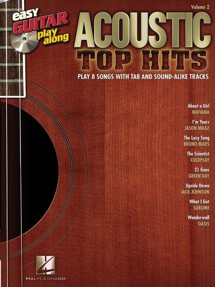 HL00702569 Easy Guitar Play-Along Volume 2: Acoustic Top Hits
