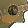FENDER Newporter Player Olive Satin электроакустическая гитара
