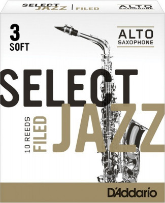 RICO RSF10ASX3S Select Jazz №3 Filed 10 шт трости для саксофона альт