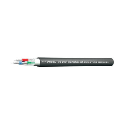 Proel RGBCOAX3 - Аналоговый коаксиальный RGB кабель 75 Ом