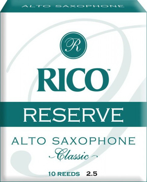 RICO RJR1025 Reserve Classic №2,5 10 шт трости для саксофона-альта