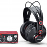 FOCUSRITE Scarlett 2i2 Studio 2nd Gen студийный комплект (Scarlett 2i2 2nd Gen, наушники, микрофон, ПО, микрофонный кабель).