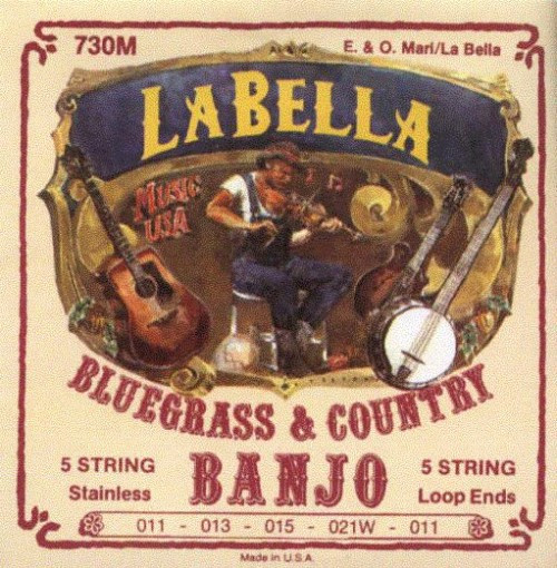 LA BELLA 730M струны для 4-струнного банджо