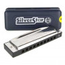 HOHNER M50406 Silver Star F губная гармошка диатоническая, 10 отверстий, тональность ФА