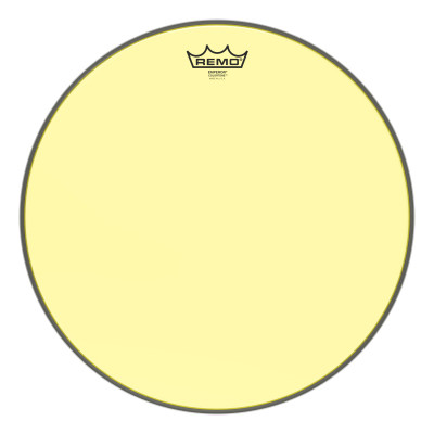 REMO BE-0316-CT-YE Emperor® Colortone™ Yellow Drumhead, 16' цветной двухслойный прозрачный пластик, желтый