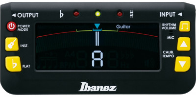 IBANEZ MU2 TUNER метроном и хроматический тюнер для гитары, бас-гитары, укулеле