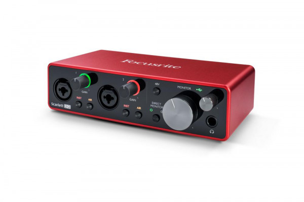 Аудиоинтерфейс USB FOCUSRITE Scarlett 2i2 3rd Gen, 2 входа/2 выхода