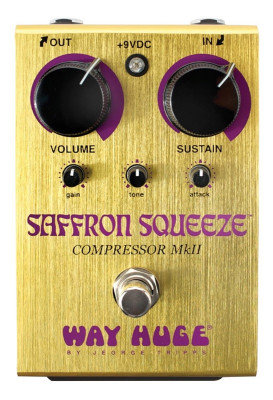 DUNLOP WHE103 Saffron Squeeze Compressor эффект гитарный компрессор