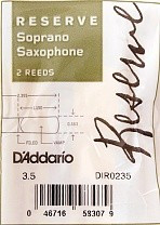 RICO DIR0235 Reserve трости для саксофона-сопрано №3,5 2 шт