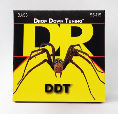 Комплект струн для бас-гитары DR DDT-55, 55-115