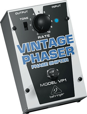 BEHRINGER VINTAGE PHASER VP1 - Педаль эффектов фейзер с аутентичным звучанием.