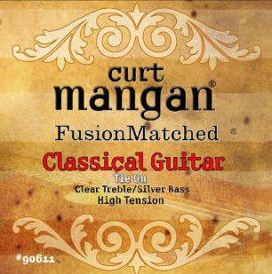 CURT MANGAN High Tension Classical (Clear/Silver) струны для классической гитары