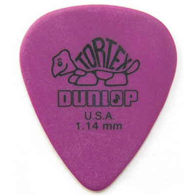 DUNLOP 418R1.14 TORTEX Standard набор медиаторов 1.14 мм 72 шт