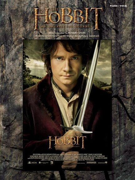 AM1005983 THE HOBBIT AN UNEXPECTED JOURNEY PIANO & VOCAL BOOK
