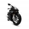 Мотоцикл "АВТОПАНОРАМА" BMW S1000R, 1/12, металл, черный, свободный ход колес