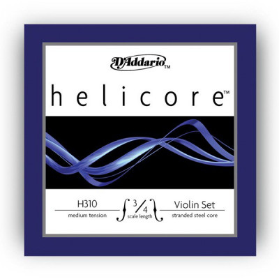 Струны для скрипки 3/4 D'Addario H310 3/4M helicore комплект
