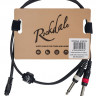 ROCKDALE XC-002-3M готовый компонентный кабель, разъёмы stereo mini jack папа x 2 mono jack папа длина 3 м