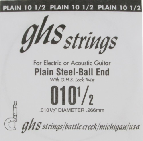 GHS 010 1/2 одиночная струна для акустической и электрогитары