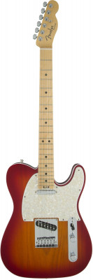Fender American Elite Telecaster®, Maple Fingerboard Aged Cherry Burst электрогитара