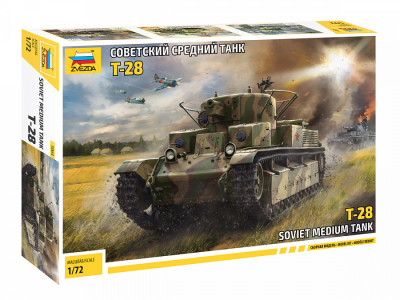 Советский средний танк Т-28 1/72