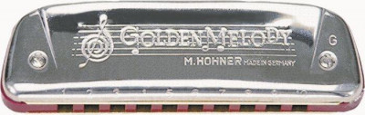 HOHNER M542106 Golden Melody A губная гармошка диатоническая, 10 отвертсий, тональность ЛЯ