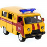 Машина "АВТОПАНОРАМА" инерц. УАЗ (аварийная) 1/50, в/к 12*7*5,5 см