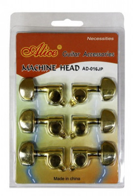 Комплект колков для акустической гитары ALICE AD-016JP, цвет золото