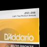 Комплект струн для акустической гитары D'Addario EJ14 12-56