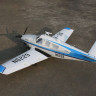 Радиоуправляемый самолет Top RC ST Beechcraft Bonanza V35 голубой 1280мм (шасси) PNP