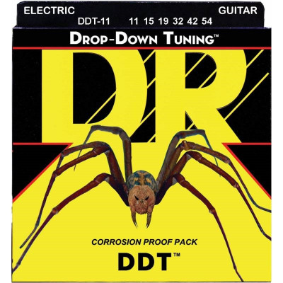DR DDT-11 DDT струны для электрогитары сильного натяжения (11-54)