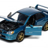 Машина Autotime "SUBARU IMPREZA WRX STI" тюнинг гараж 1:24 инерционная