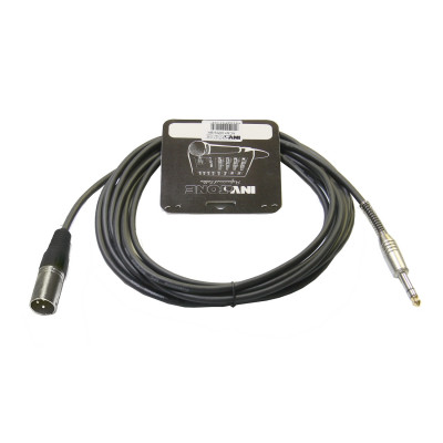 Invotone ACM1003S/BK микрофонный кабель XLR папа-Jack stereo 3 м