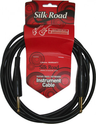 SRN-10 3 м., Jack/Jack инструментальный; 6,5; Jack-6,3 моно, металлопластик кабель инструментальный 3 м Jack-Jack (моно)