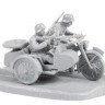 Сборные солдатики ZVEZDA Немецкий мотоцикл R-12, 1/72