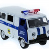 Машина "АВТОПАНОРАМА" инерц. УАЗ (ДПС) 1/50, в/к 12*7*5,5 см