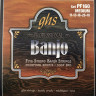 Струны для банджо GHS PF160 (11-13-16-26-10) обмотка - фосфорная бронза