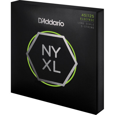 D'ADDARIO NYXL45125-струны для 5-струнной бас-гитары